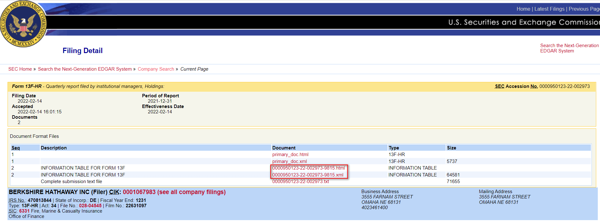 13F filings 查询4